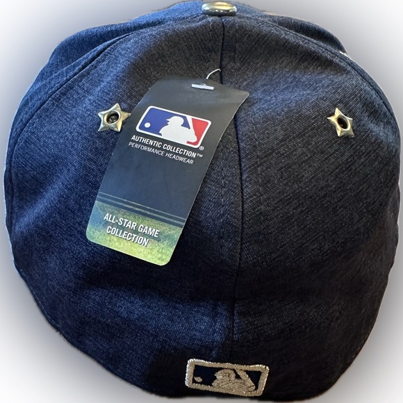 NY Yankees 2017 ASG Edition Fitted 59FIFTY New Era Baseball Hat Size 8 - Picture 8 of 13